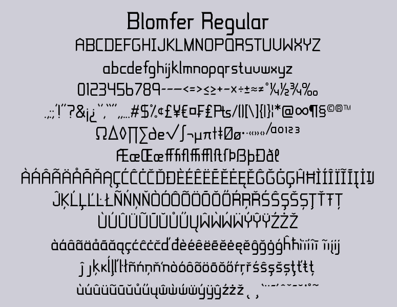 Blomfer Regular